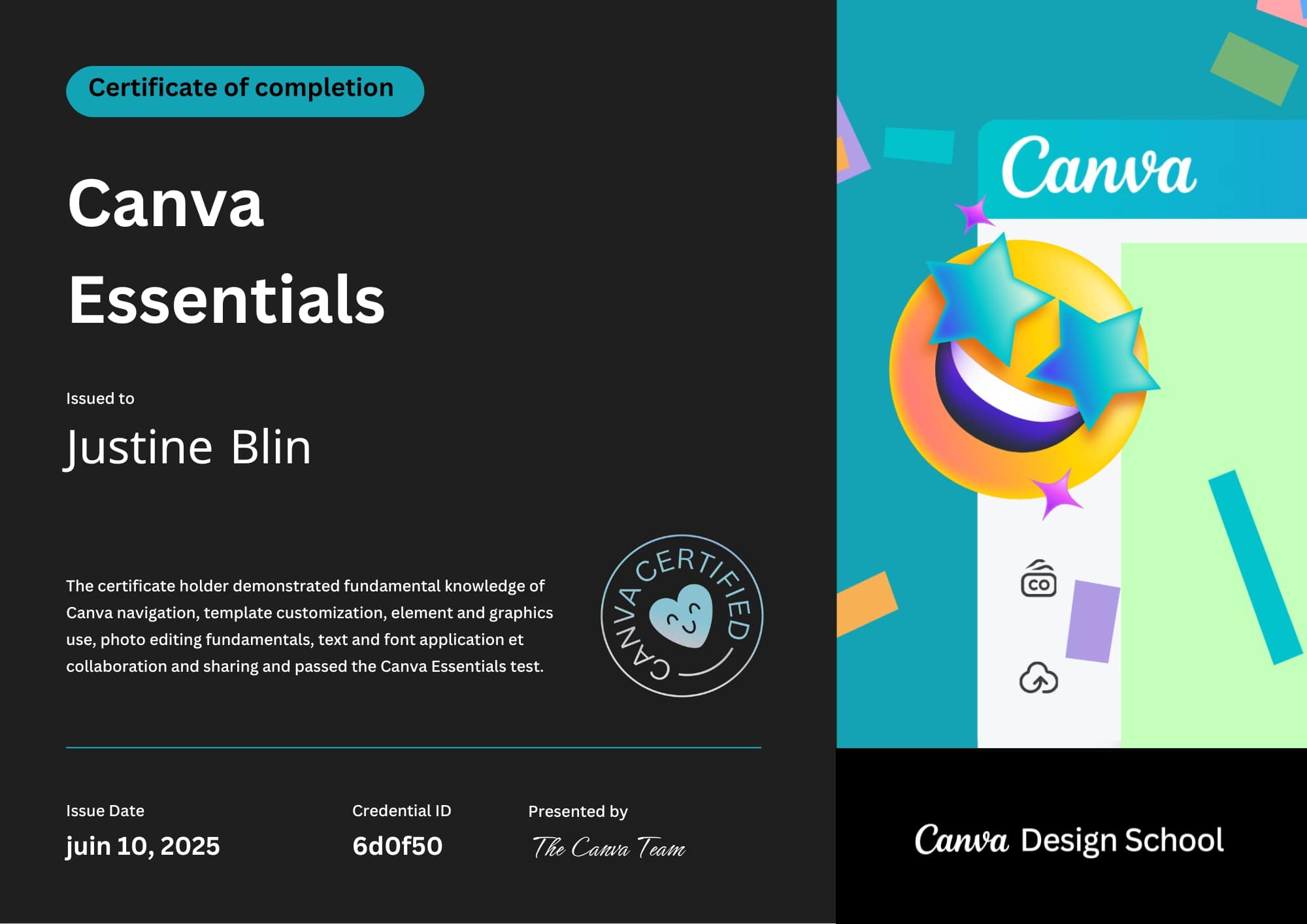 Certification Canva essentials