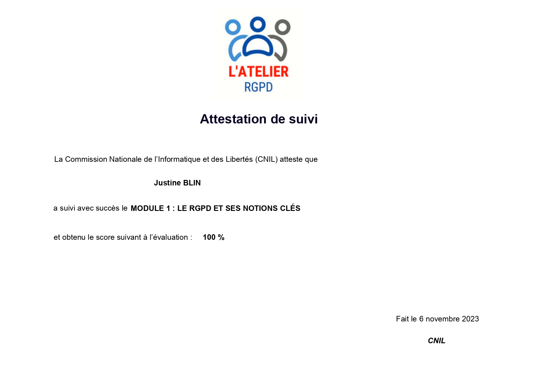 Certification MOOC module 1