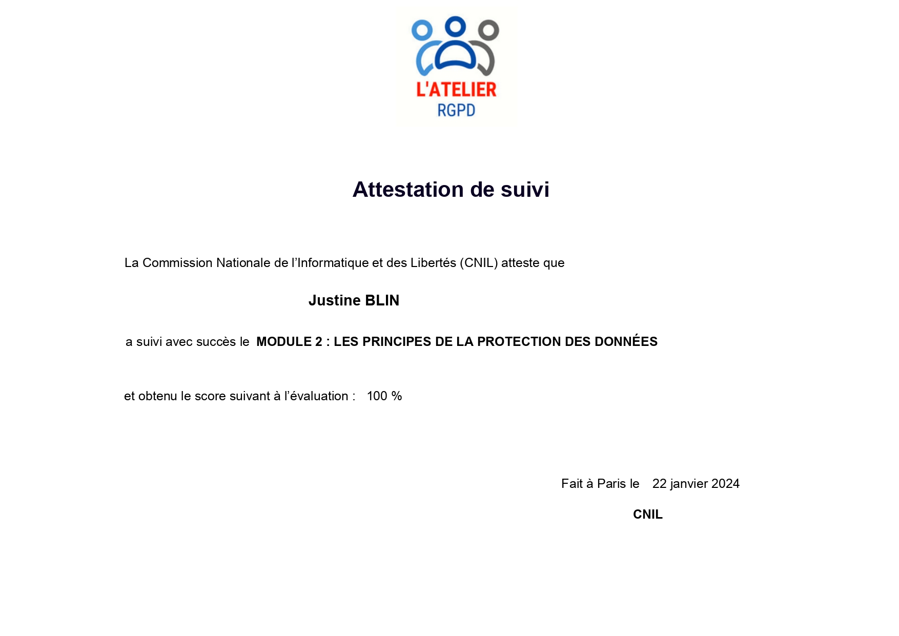 Certification MOOC module 2